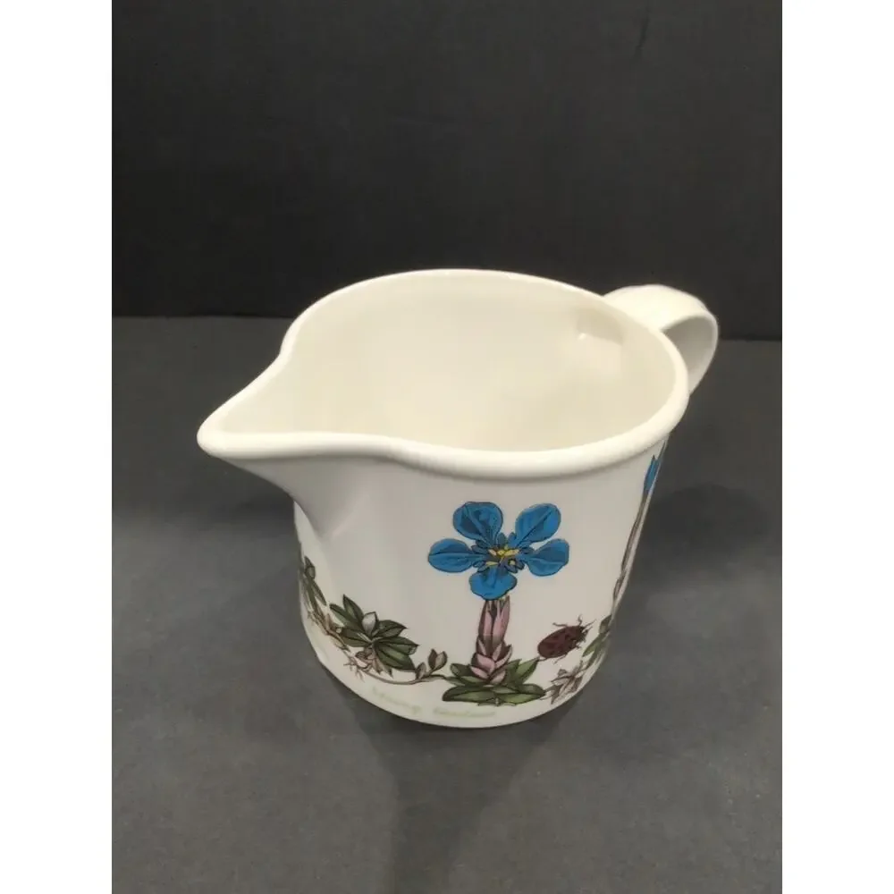 VTG PORTMEIRION ENG. BOTANIC GARDEN CREAMER 8 oz GENTIANA VERNA 1972 Replacement